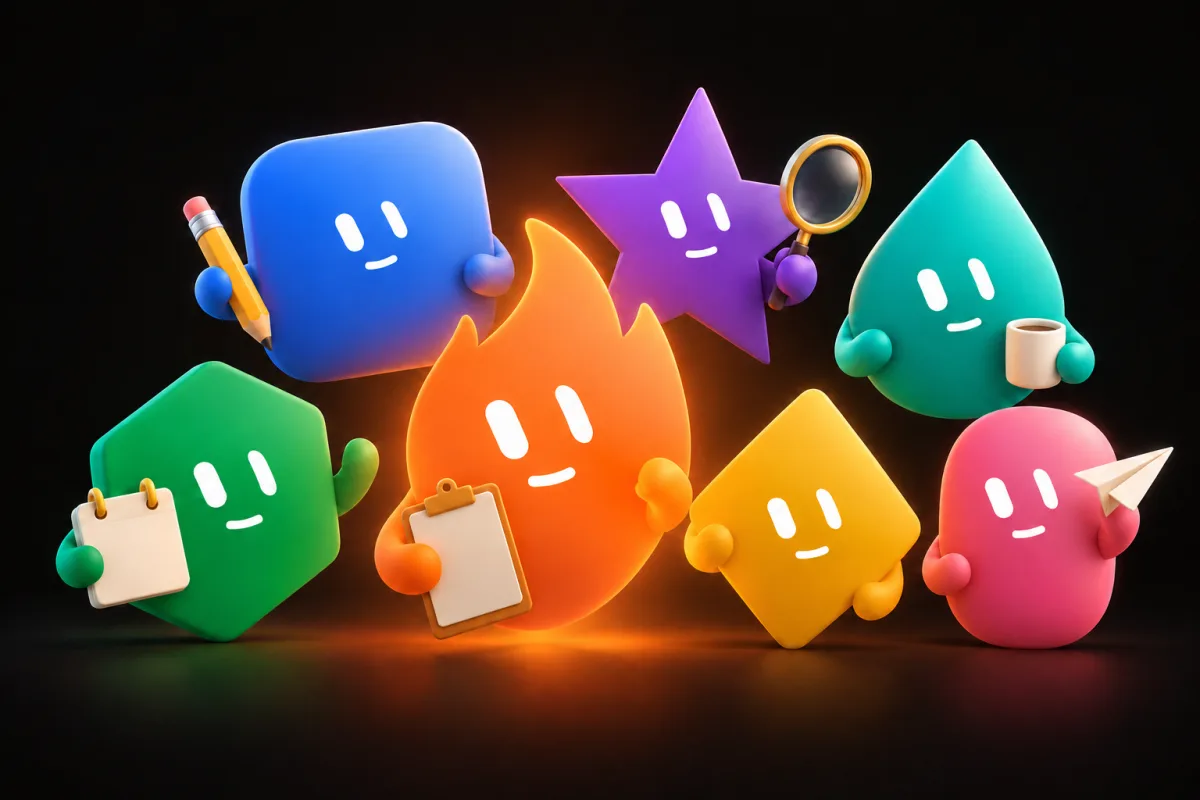 Ember with the team, dark